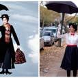Um clássico do cinema de volta pro carnaval 2014: "Mary Poppins"! É super fácil de montar também: uma camisa branca, uma saia preta, luvas, gravatinha borboleta e uma sombrinha!