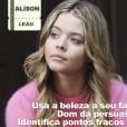 Em "Pretty Little Liars": a obsessão pela beleza, só prova o quanto Alison (Sasha Pieterse) é mesmo uma leonina!