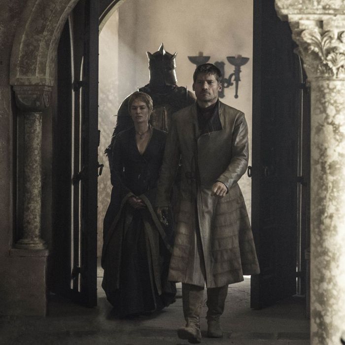 Em &quot;Game of Thrones&quot;, Cersei (Lena Headey) e Jaime Lannister (Nikolaj Coster-Waldau) estão juntos na 6ª temporada