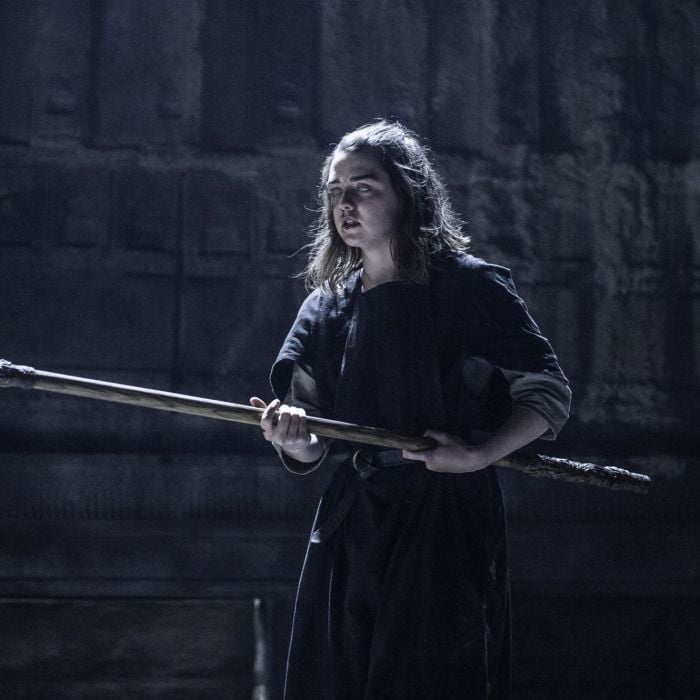 Na 6ª temporada de &quot;Game of Thrones&quot;, Arya Stark (Maisie Williams) está em treinamento