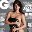 Nua, Kim Kardashian posa para sua primeira capa da GQ americana