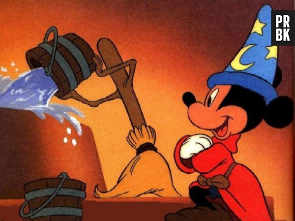 "Fantasia" contava a história do Mickey feiticeiro