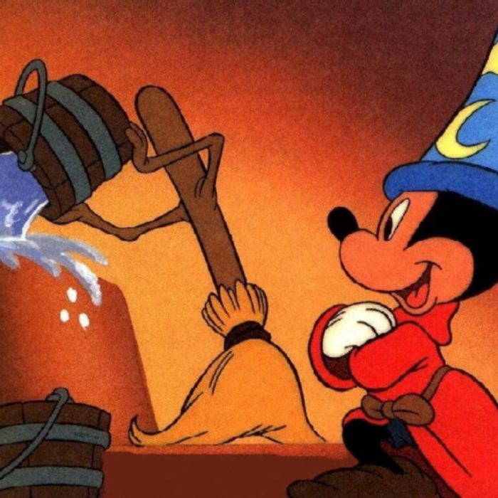 &quot;Fantasia&quot; contava a história do Mickey feiticeiro