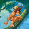 "Tarzan" conta a vida de um menino que acabou crescendo na floresta com os animais