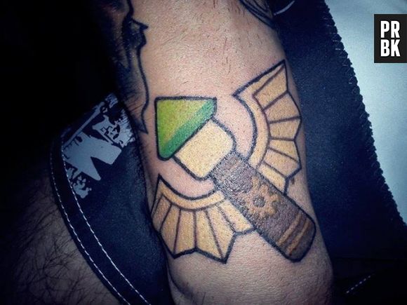 Tatuagem de um ward do jogo. Esse daí deve ser um suporte #Hu3