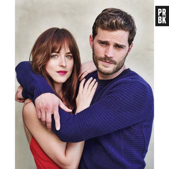 Jamie Dornan e Dakota Johnson rodam cenas do filme em iate para o filme "50 Tons Mais Escuros"