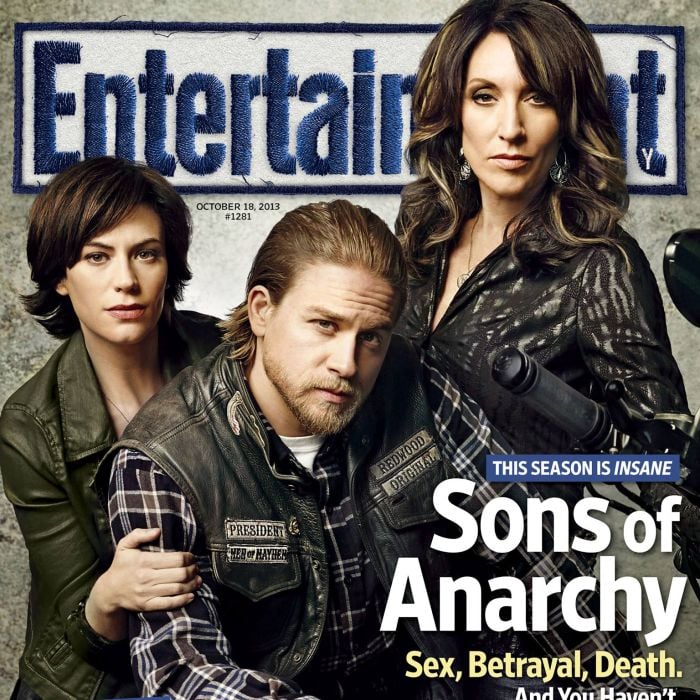 O trio principal de &quot;Sons of Anarchy&quot; causou na nova capa da Entertainment Weekly!