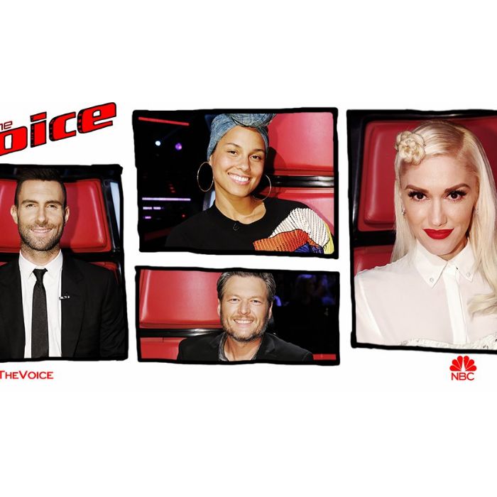 Time de técnicos da 12ª temporada do &quot;The Voice US&quot; será formado por Gwen Stefani, Alicia Keys, Adam Levine e Blake Shelton