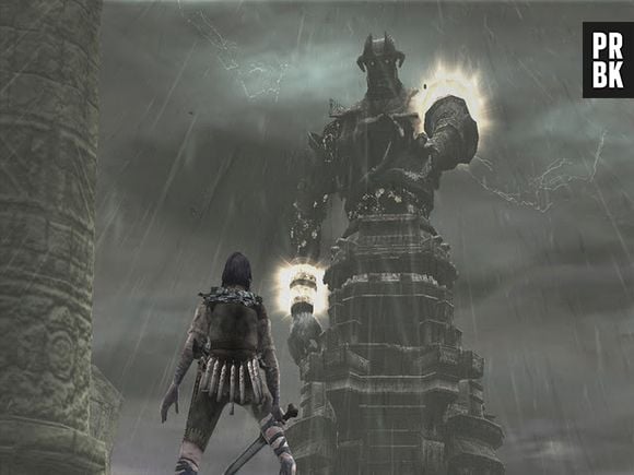 O último Colossus do jogo, Malus, de "Shadow Of The Colossi"