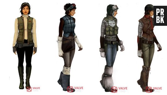 Algumas próvaveis personagens femininas que "Half-Life 3" vai trazer