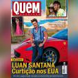  Luan Santana &eacute; capa da revista "Quem" 
