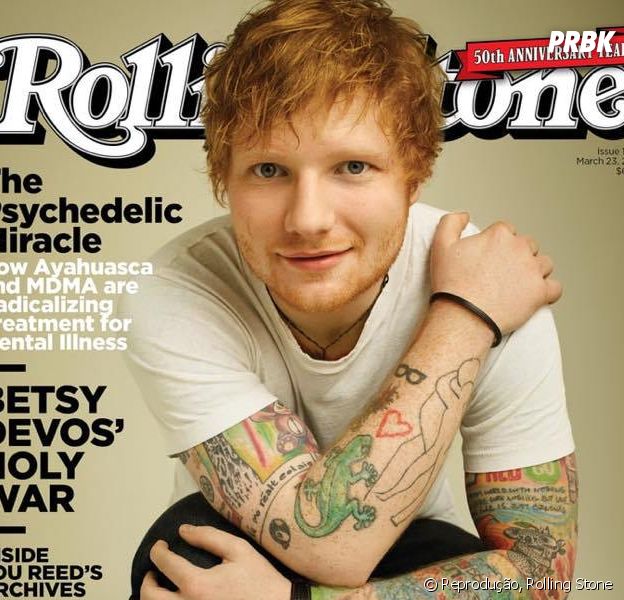 Ed Sheeran é capa da revista Rolling Stone!