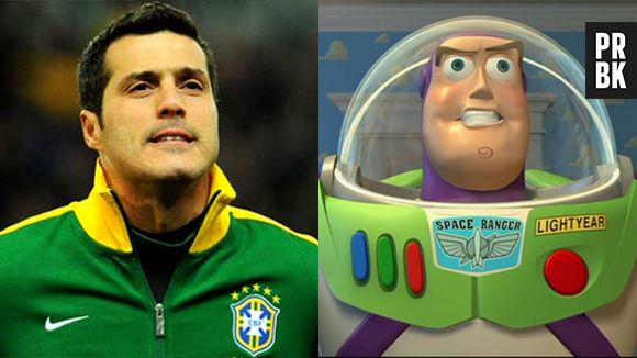 Júlio César e Buzz do Toy Story