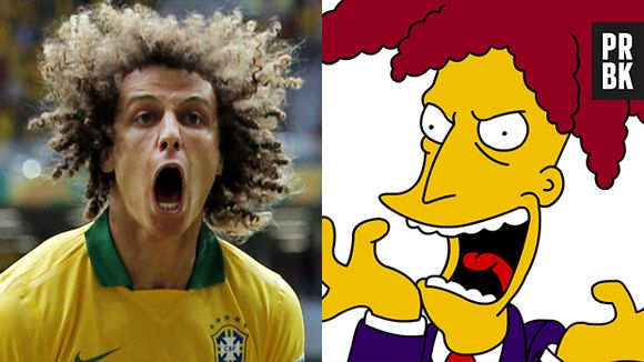 Já pensou David Luiz em Os Simpsons?