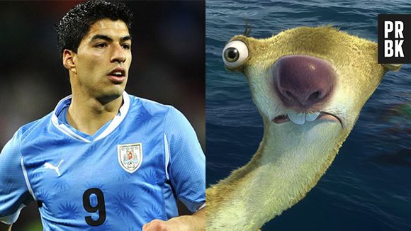 Luis Suárez e Sid, de A Era de Gelo são gêmeos?