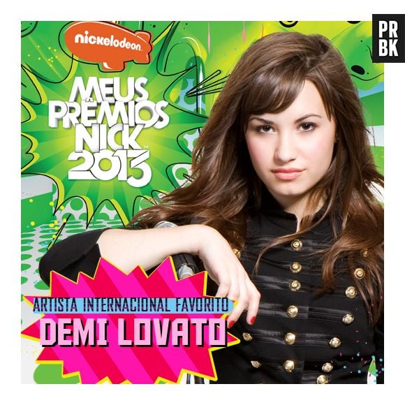 Demi Lovato foi a Artista Internacional Favorita do "Meus Prêmios Nick 2013"