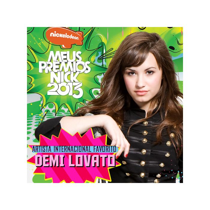 Demi Lovato foi a Artista Internacional Favorita do &quot;Meus Prêmios Nick 2013&quot;