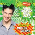 No ar como o vilão Félix, em "Amor à Vida", Mateus Solano foi escolhido o Ator do Ano no "Meus Prêmios Nick 2013"