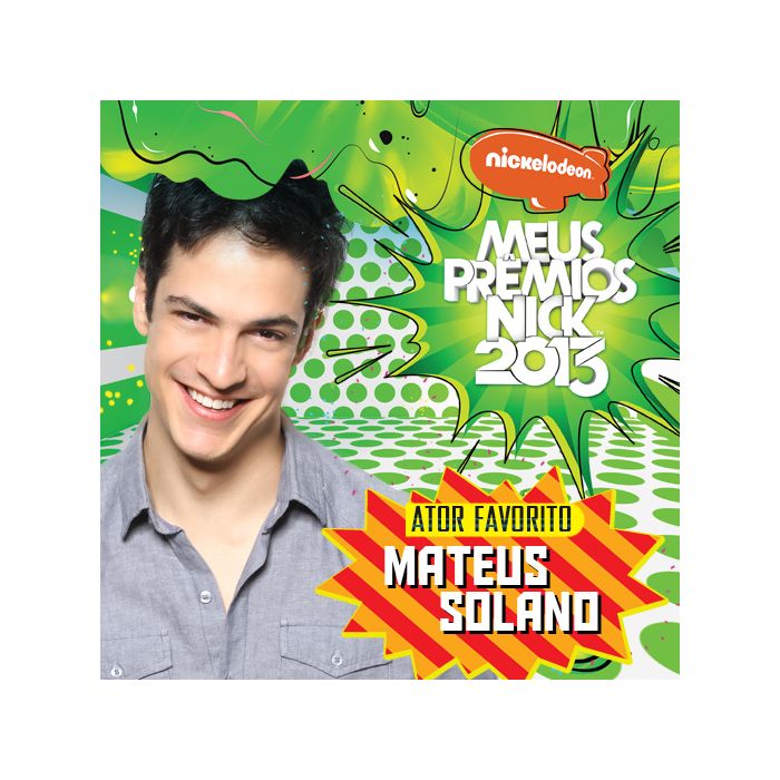 No ar como o vilão Félix, em &quot;Amor à Vida&quot;, Mateus Solano foi escolhido o Ator do Ano no &quot;Meus Prêmios Nick 2013&quot;