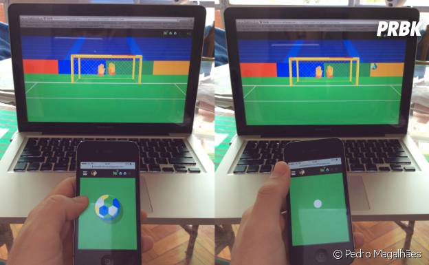 Para mostrar o potencial do navegador Google Chrome a empresa criou jogos inspirados na Copa do Mundo 2014 que interagem com dispositivos móveis