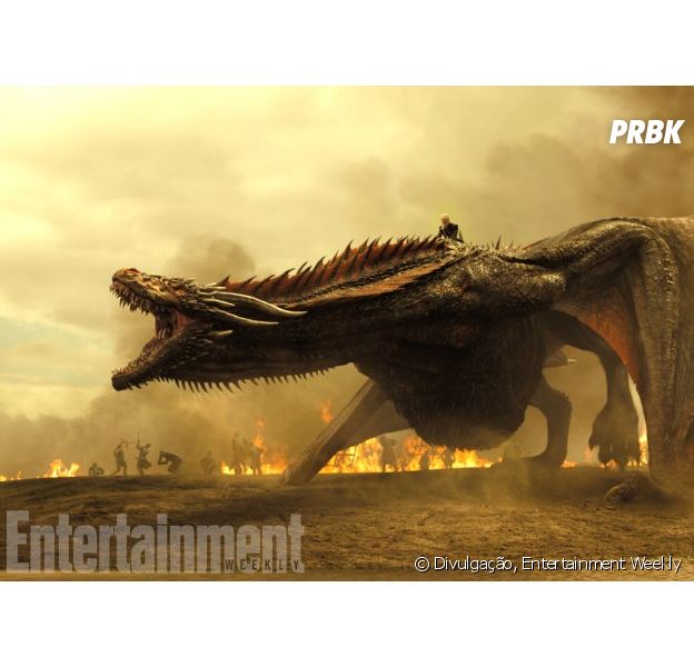 De "Game of Thrones": Drogon aparece gigante!