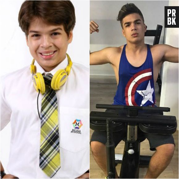 Lucas Santos fazia Paulo Guerra em "Carrossel". O revoltadinho cresceu e virou um homão, hein?