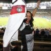 Gente como a gente! Rihanna vibrou muito na final da Copa do Mundo