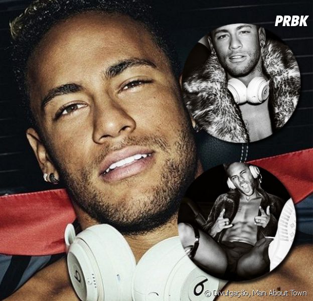 Veja as fotos sensuais do Neymar Jr. para a revista Man About Town