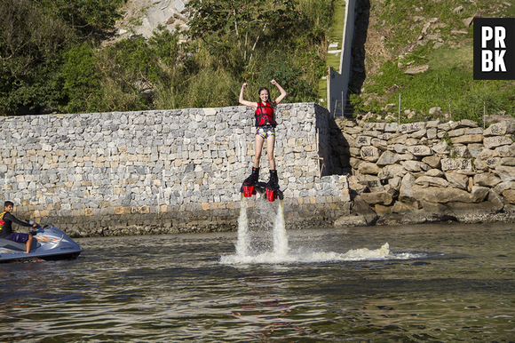 Anna Rita Cerqueira já praticou o flyboard