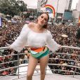  Ex-"BBB18", Ana Clara foi presença VIP na Parada do Orgulho LGBT 