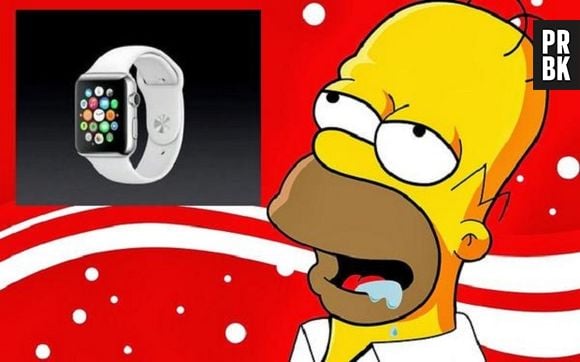 Até o Homer ficou babando pelo Apple Watch!