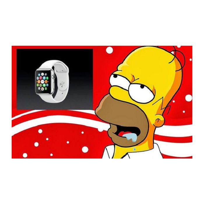Até o Homer ficou babando pelo Apple Watch!