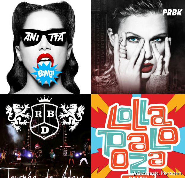 Anitta, Taylor Swift, RBD, Lollapalooza e o show que combina com cada signo!