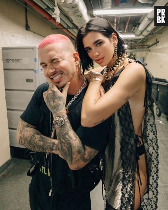 Dua Lipa e J Balvin aparecem juntos em foto e fãs já pedem parceria!