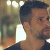 Em "O Sétimo Guardião": Gabriel (Bruno Gagliasso) fica chocado ao ver León (Eduardo Moscovis) na forma humana