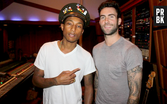 Pharrell Wiliams e Adam Levine são técnicos na sexta temporada do "The Voice US"