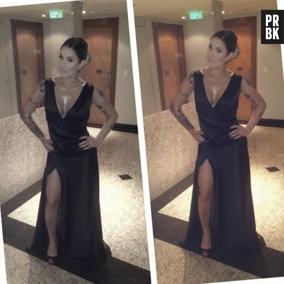 Dani Bolina arrasou no vestido e sem dúvidas era uma das mais gatas da festa