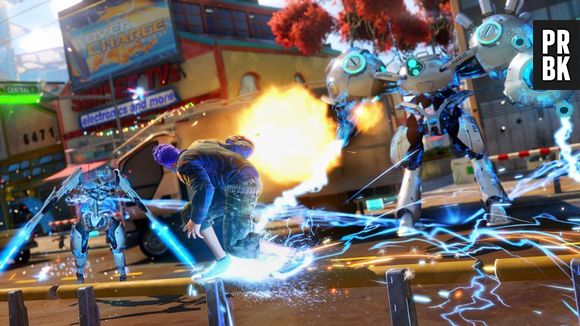 Estilo bem humorado e cheio de cores em "Sunset Overdrive"