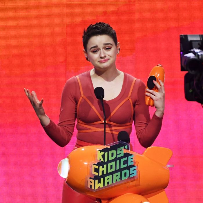 A atriz Joey King já levou o prêmio de Atriz de Cinema Favorita no Kids Choice Awards 2019