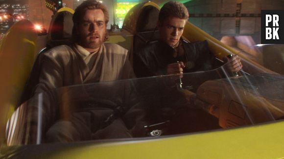 Em "Star Wars: Episódio II - Ataque dos Clones", Anakin Skywalker (Hayden Christensen) e Obi-Wan Kenobi (Ewan McGregor) lutam lado a lado