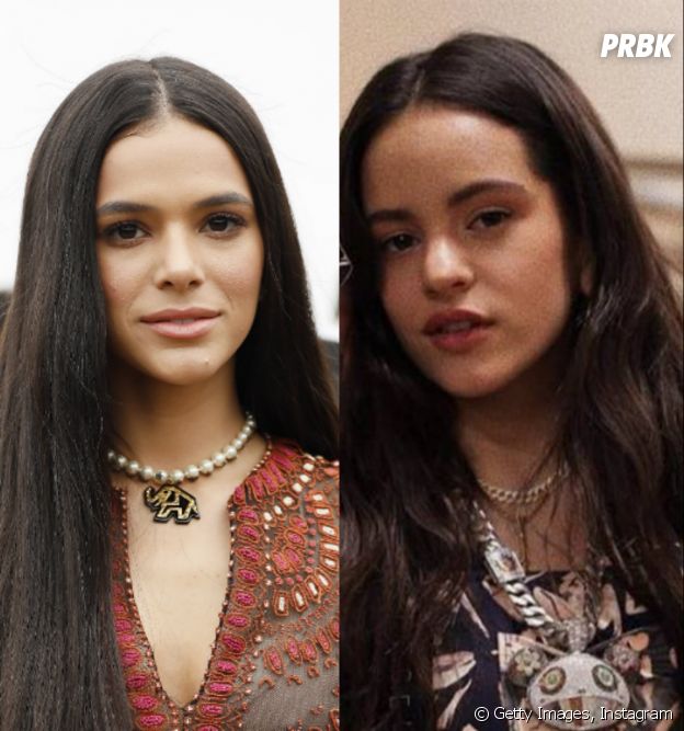 Top Break: Bruna Marquezine, Rosalía e mais famosos que se parecem