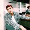 Do KARD, B.M., também mostrou um pouco da sua intimidade durantes as passagens do grupo pelo Brasil em seu Instagram