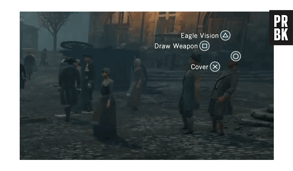 Em "Assassin's Creed Unity": os cidadãos são obstinados e ignoram os obstáculos