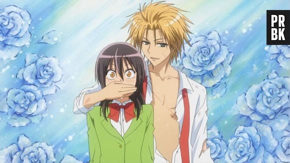 Em "Maid-Sama" a protagonista não quer que ninguém descobra que ela trabalha em um café