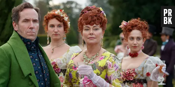 "Bridgerton": os looks da família Featherington são super coloridos