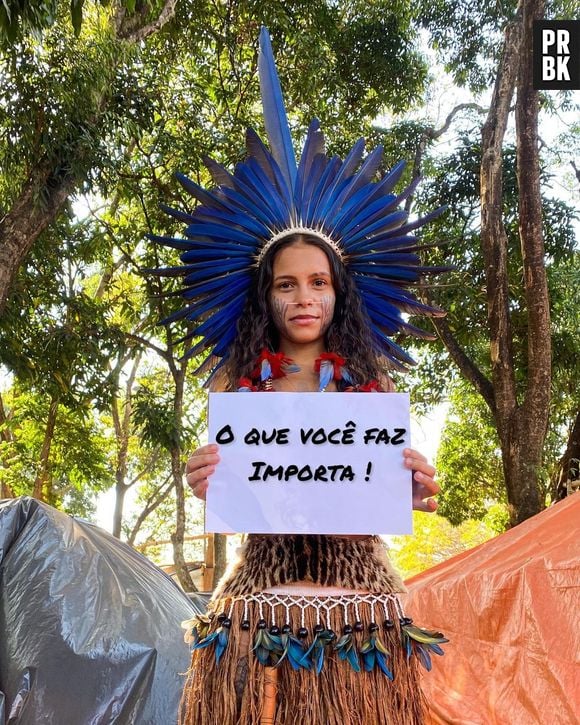 Alice Pataxó indaga sobre o futuros dos povos indígenas se o marco temporal for aprovado: "Para onde vão essas famílias? E que espaços essas famílias vão ocupar na sociedade?"