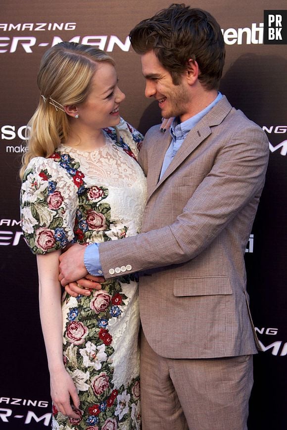 Andrew Garfield e Emma Stone namoraram, mas terminaram alguns anos depois do filme "O Espetacular Homem-Aranha"