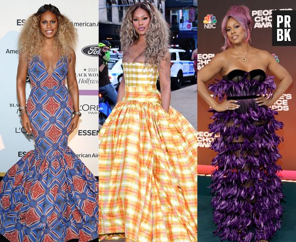 Laverne Cox aposta em modelos de vestidos que "escondam" sua altura