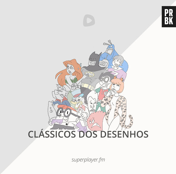 "Clássicos dos desenhos" é uma das playlists que você encontra no app