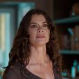 Em "Um Lugar ao Sol", Bárbara (Alinne Moraes) jogará na cara de Christian/Renato (Cauã Reymond) o segredo sobre o homem que ele matou para que ele desista do divórcio